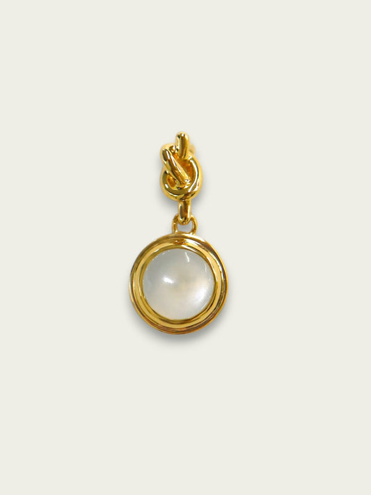 ムーンストーン ノットピアス（片耳）